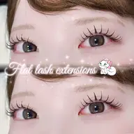 🎀【ご新規様限定】フラットラッシュ100本まで付け放題🐣⟡.*《オフ込･束感コーティング仕上げ付》