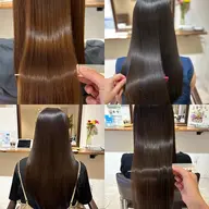 【1番人気】ヘアリセッターカット+カラー+髪質改善ケラチントリートメント (セミロング、ロング用)