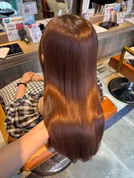 ヘアエステ🩶ᩚ🖤ᩚうる艶カラー➕髪質改善トリートメント 【髪質改善/ケラチン/透明感カラー】