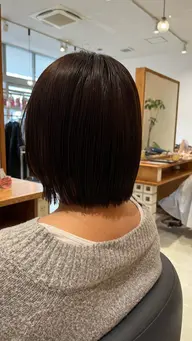 肩上ボブ​〜​ショートボブ※レッスン中のスタッフが担当します