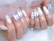 【7/2.3ご予約来店限定価格✨】10本アートやり放題✨パーツ乗せ放題🧚🏻‍♀️持ち込みOK ガーリー ワンホン