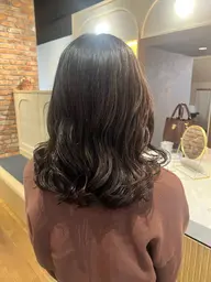 【コテ巻き風ミディアムパーマ】🌷パーマ+カット🌷シャンプーブロー込み