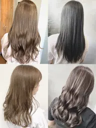 【6月限定】カット+ブリーチなしダブルカラー+ベーストリートメント