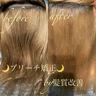 【Violus式】ブリーチ矯正by髪質改善 炭酸頭浴付き。通常価格から30%off