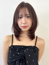 【👑人気メニュー👑】レイヤーカット+髪質改善カラー ¥14,500〜