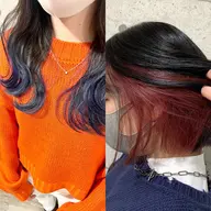💖ケアブリーチ💖 グラデーションカラーorインナーカラー+ハホニコトリートメント(3STEP)\14900