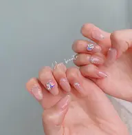 長さ出し10本+アートジェルネイル.。.:*♡1本〜6本アート