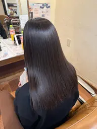 縮毛矯正+整えカット