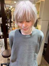【メンズショート&ショート】ケアブリーチカラー+3STEPトリートメント✨