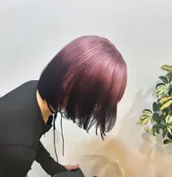 【当日予約可/ミニモ学割】🪄似合わせ🎀リタッチ+デザインカラー+うる艶トリートメント🤍/デザインカラー/ハイトーン