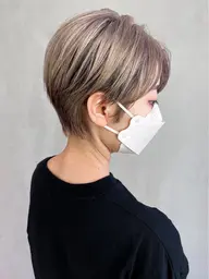 🫛カット＋ブリーチ有ダブルカラー＋トリートメント🫛🚨ショートカット限定🚨⚠️全体2​〜​3cm以上カット⚠️