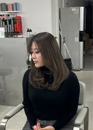 カット✂️+ブリーチ1回+ワンカラー🍒🌙(艶トリートメント付き🫧✨)