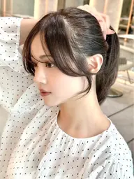 【☔️メンテナンスクーポン☔️】前髪（顔まわり）縮毛矯正+似合わせカット+内部補修トリートメント💎【吉祥寺/縮毛矯正】