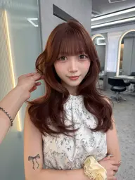 暖色カラー➕メンテナンスカット➕超音波トリートメント