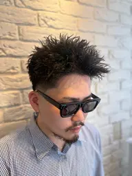 【💈フェード➕ブッダパーマ】〈ストリートな短髪✖️ハードツイスト〉
