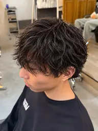 練習モデル平日限定🤍9月ご新規様限定🤍メンズカット【マッシュ】+ ツイストスパイラルパーマ/ツイスパ