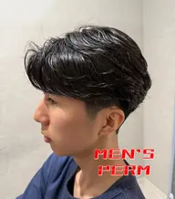 【⭐️men’s限定⭐️】骨格矯正カット+似合わせケアパーマ+トリートメント🌀