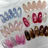 定額デザインAシンプルネイル¥6,000(ジェル付け替えオフ＋¥1000）