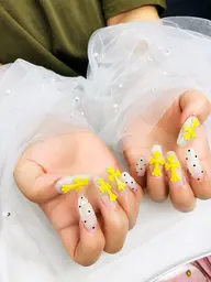 🎀おすすめ🎀ワンホンネイル🎀【チップ長さ出し】4本アートコース✨オフなし