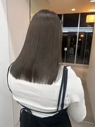 カット＋地毛風ストレート＋カラー＋マスクトリートメント