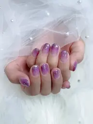 オフなし️🩵ワンカラー/グラデーションネイル