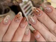 【研修ネイリスト】チップ長さ出し持ち込みデザイン8500
