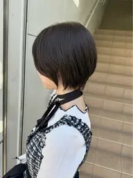 (ショートの方orスタイルチェンジでショートにしたいレディースの方限定)カット+カラー+髪質改善トリートメント→6550