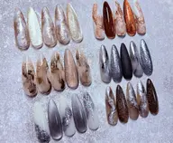 オフなし💅 【ジェル】奥行ニュアンス定額デザイン🖤