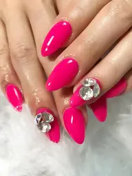長さだし+シンプルネイル(オフ込み