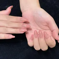 【ハンド】オフあり💚カラーグラデーション （クリアベース）