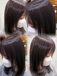 【🤍パサつき・アイロン頻度多め🤍】髪質改善美髪カラー＋髪質改善トリートメント