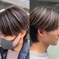 ［men's限定］ケアブリーチハイライト+トリートメント
