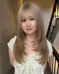 カット+ケアブリーチ2回+オンカラー