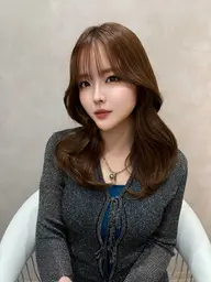 韓国風レイヤーカット✂️+前髪縮毛矯正🌟