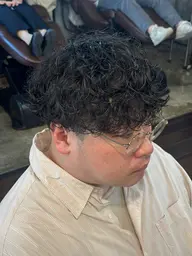 🐻❄️前回から2ヶ月以内の方🐻❄️メンズカット+パーマ🧑🦱+クイックスパ🧖