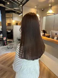 縮毛矯正(リタッチ)+ダメージ補修TOKIOTR+カット︎💕︎