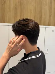 メンズカット+曲がる縮毛矯正🫧+ダウンパーマ🐋