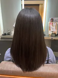 【伸ばし中の方必見‼️】前髪カット➕ダメージレスカラー➕アメイジアトリートメント🌈