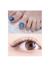 サマーキャンペーン☆【同時施術】Footジェル&フラットラッシュ120本¥14500