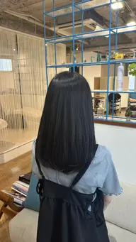 【毛先を切りそろえたい方へ✂️】ワンカラー＋整えカット(ブリーチ不可、SB込み)