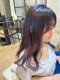 前髪パーマ✨