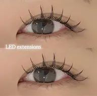 ‼️明日🈳あり‼️ 🌟LED×フラットラッシュ120本🌟オフなしの方はこちらを選択してください。