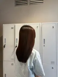 毛先整えカット+ツヤ感カラー+2stepTR