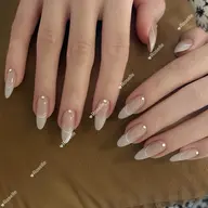 ブラウン×グラデーション×フレンチ