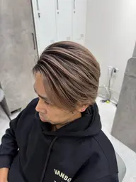 ⚡️【メンズ限定】⚡️白髪ボカシハイライト、バレイヤージュ(ブリーチカラー、メンズカラー、メンズバレイヤージュ)