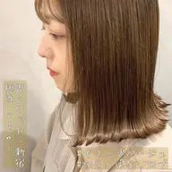 ♡カット+ストレートパーマ（ﾊﾟｰﾏ落とし or ﾎﾞﾘｭｰﾑﾀﾞｳﾝ）+高濃度炭酸ｼｬﾝﾌﾟｰ♡