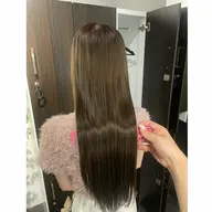 赤み消し透明感カラー🫧+トリートメント