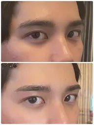 💎印象度UPのメンズ眉毛💎『毛量調節&美眉スタイリング(アイブロウwax)&バブル保湿パック』仙台駅/あおば通駅