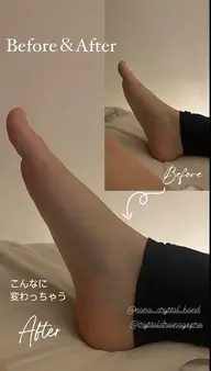 クリスタルフットセラピー　30分　足の疲れをしっかり癒してふくらはぎほっそり！