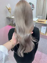 【ダメージケアハイトーン✨️】カット✂︎➕ダブルカラー🌈(ケアブリーチ➕オンカラー)➕3ステップトリートメント🫧